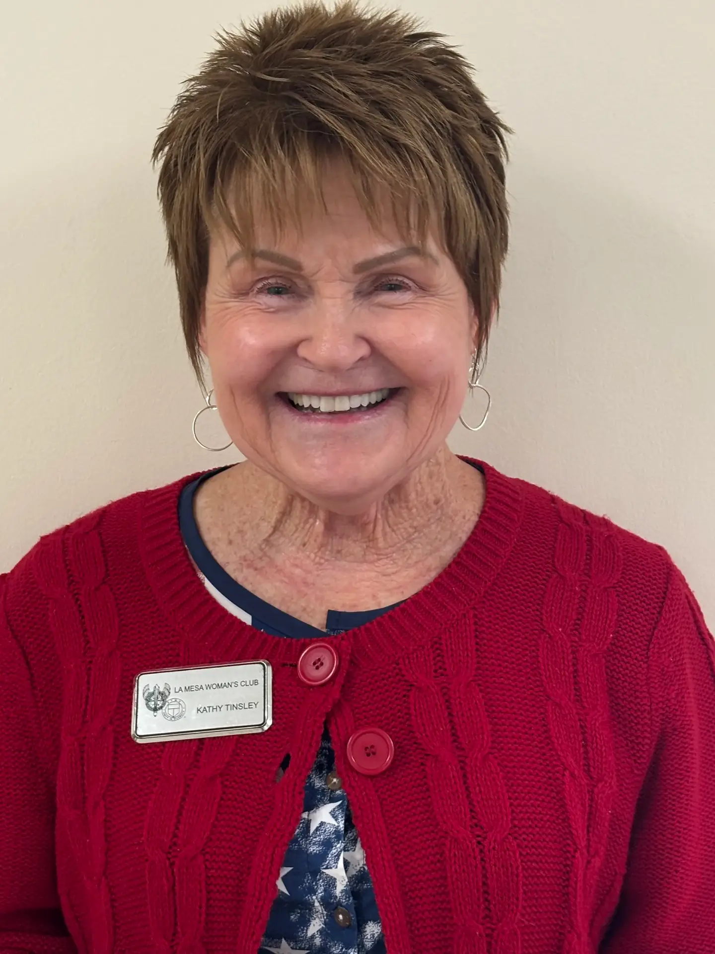 Kathy Tinsely, President of La Mesa Woman's Club
