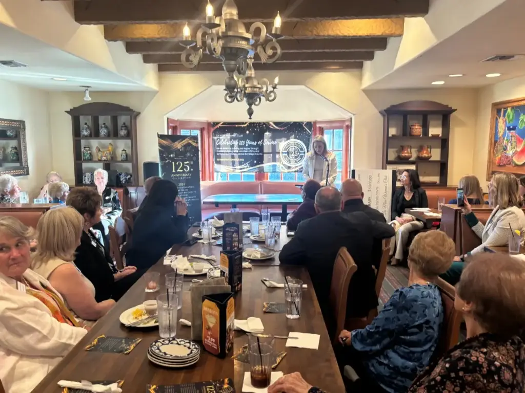 La Mesa Woman’s Club members gathered for the Club’s 125th Anniversary kickoff celebration